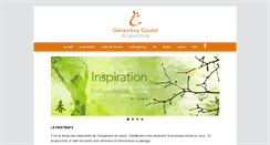 Desktop Screenshot of genevievegoulet.com